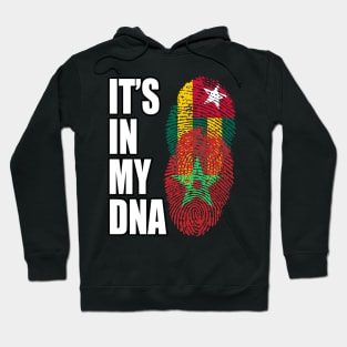 Togolese And Moroccan Mix Heritage DNA Flag Hoodie